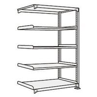 サカエ ボルトレスラック中軽量型 150kg/段 W1800×D600×H2100mm 5段