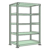 サカエ 中軽量棚NE型 200kg/段 単体 W1800×D450×H1500mm 5段 グリーン NEー9725 1個（直送品）