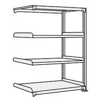 サカエ 中軽量棚NEW型 200kg/段 連結 W1800×D600×H1800mm 4段 アイボリー NEWー1744R 1個（直送品）