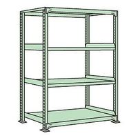 サカエ 中軽量棚NE型 200kg/段 単体 W1200×D300×H1500mm 4段 グリーン NEー9314 1個（直送品）