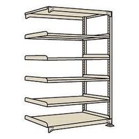 サカエ 中量棚WG型 300kg/段 連結 W900×D750×H2100mm 6段 アイボリー WGー2156R 1個（直送品）