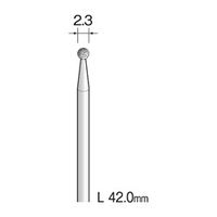 ミニター 電着ダイヤモンドバー #140 φ2.3 AD1411 1本（直送品）