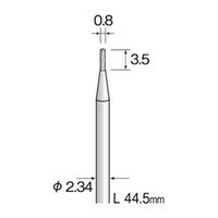 ミニター 超硬カッター スパイラルカット φ0.8 BC1101 1本(1個)（直送品）