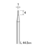 ミニター 超硬カッター スパイラルチップブレーカーカット φ1 BC1113 1個（直送品）