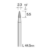 ミニター 超硬カッター ファインクロスカット φ2.3 BC1373 1本(1個)（直送品）