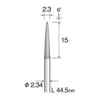 ミニター 超硬カッター スパイラルカット φ2.3 BC1531 1本(1個)（直送品）