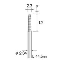 ミニター 超硬カッター スパイラルカット φ2.3 BC1541 1本(1個)（直送品）