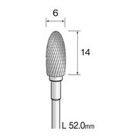 ミニター 超硬カッター ファインクロスカット φ6 BC1603 1本(1個)（直送品）