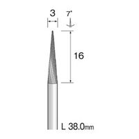 ミニター 超硬カッター スパイラルカット φ3 BC2102 1本(1個)（直送品）