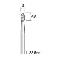ミニター 超硬カッター スパイラルカット φ3 BC2222 1本(1個)（直送品）