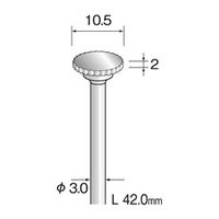 ミニター 超硬カッター スパイラルカット φ10.5 BC2341 1本(1個)（直送品）