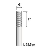 ミニター 超硬カッター スパイラルカット φ6 BC4102 1本(1個)（直送品）