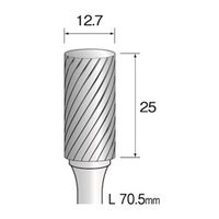 ミニター 超硬カッター スパイラルカット φ12.7 BC4106 1本(1個)（直送品）