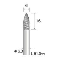 ミニター 超硬カッター クロスカット φ6 BC4311 1本(1個)（直送品）