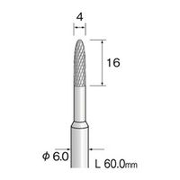 ミニター 超硬カッター クロスカット φ4 BC4351 1本(1個)（直送品）