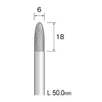 ミニター 超硬カッター クロスカット φ6 BC4352 1本(1個)（直送品）