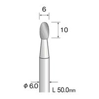 ミニター 超硬カッター スパイラルカット φ6 BC4371 1本(1個)（直送品）