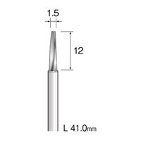 ミニター スチールカッター 樹脂用 切り抜き φ1.5 BS1552 1袋(10個)（直送品）