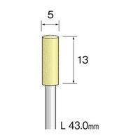 ミニター イエロー砥石 WA #80 φ5 CA3184 1袋（10本）（直送品）