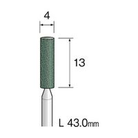ミニター グリーン砥石 GC #120 φ4 CA3273 1袋(10本)（直送品）