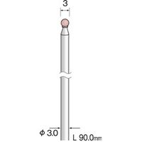 ミニター ロングシャフトPAピンク砥石 #120 φ3 CA3531 1袋(10本)（直送品）