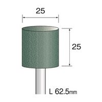 ミニター グリーン砥石 GC #80 φ25 CA6418 1袋(10本)（直送品）