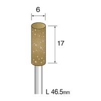 ミニター 研削用ゴム砥石 WA ミディアム #80 φ6 DB2031 1袋(10本)（直送品）