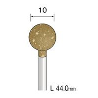 ミニター 研削用ゴム砥石 WA ミディアム #400 φ10 DB2136 1袋(10本)（直送品）