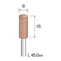 ミニター 研削用ゴム砥石 WA ハード #80 φ6 DB2221 1袋(10本)（直送品）
