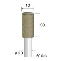 ミニター 研削用ゴム砥石 WA ミディアム #80 φ10 DB4401 1袋(5本)（直送品）