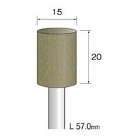 ミニター 研削用ゴム砥石 WA ミディアム #80 φ15 DB4411 1袋(5本)（直送品）