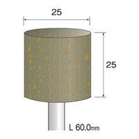 ミニター 研削用ゴム砥石 WA ミディアム #320 φ25 DB4434 1袋(5本)（直送品）