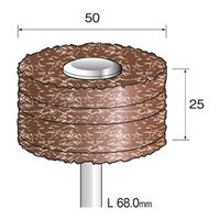 ミニター クッションサンダー 積層 #240 φ50 EA5212 1本(1個)（直送品）