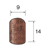 ミニター キャップサンダー 先丸 #120 φ9 ES5312 1袋(20個)（直送品）