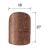 ミニター キャップサンダー 先丸 #120 φ18 ES5732 1袋(20個)（直送品）