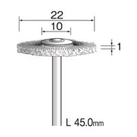 ミニター ナイロンブラシ ホイール φ22 FC2001 1袋(10個)（直送品）