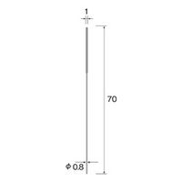 ミニター 電着ダイヤモンドワイヤ #180 φ1 FD3512 1セット(2個:1個×2本)（直送品）