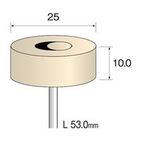 ミニター フェルトバフ ハード φ25 GA1105 1袋(10個)（直送品）