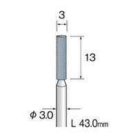 ミニター 精密砥石 SA砥粒 #120 φ3 JA3015 1袋(10本)（直送品）