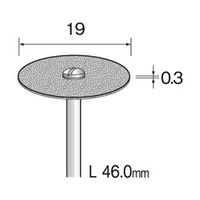 ミニター メタルボンドダイヤモンドカッティングディスク 全層 φ19 MC1303 1本(1個)（直送品）