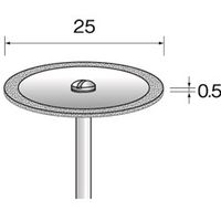ミニター 電着ダイヤモンドカッティングディスク φ25 MC1503 1本（直送品）