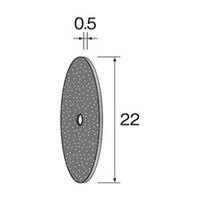 ミニター カッティング砥石 WA φ22×0.5 MC2004 1袋(10個)（直送品）
