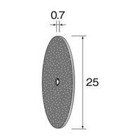 ミニター カッティング砥石 WA φ25×0.7 MC2014 1袋(10個)（直送品）