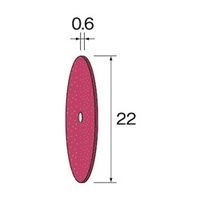 ミニター ファイバーストーンホイール #240 φ22×0.6 NA2021 1パック(2個)（直送品）