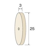 ミニター フェルトホイール φ25 NA4622 1パック(10個)（直送品）