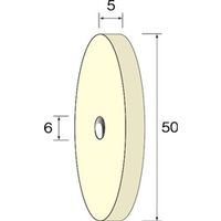 ミニター フェルトホイール スタンダード φ50×5 NA6011 1パック(5個)（直送品）