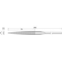 ミニター ダイヤモンドヤスリ 半丸 #140 RD5667 1本（直送品）