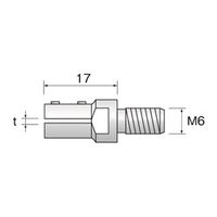 ミニター ホルダー t=0.5mm SA8181 1袋(2個)（直送品）
