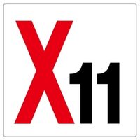 ユニット 通り芯表示板 346-111 1枚（直送品）