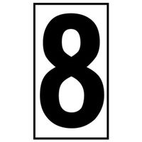 ユニット 予告説明看板日付マグネット 8 383-508 1枚（直送品）